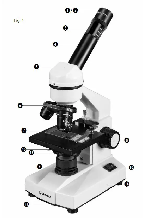 BRESSER 5014000 Biolux DLX Microscope-fig-1