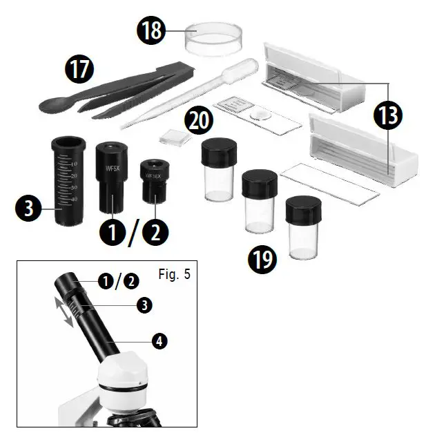 BRESSER 5014000 Biolux DLX Microscope-fig-5