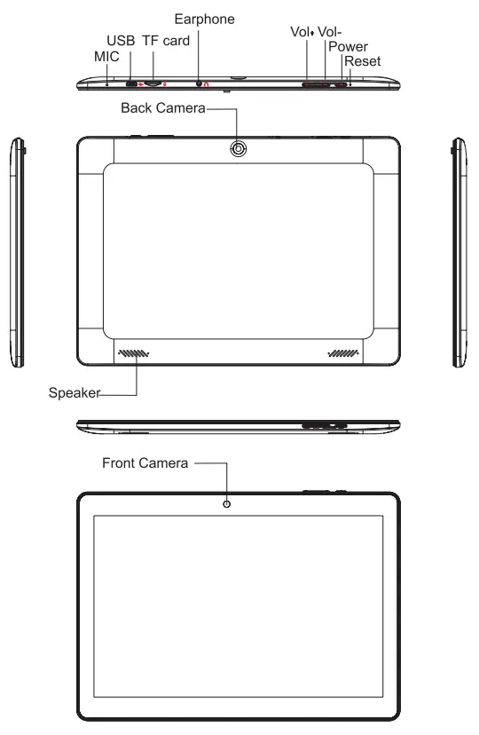 longview 10.1 Inch Quad Core Tablet