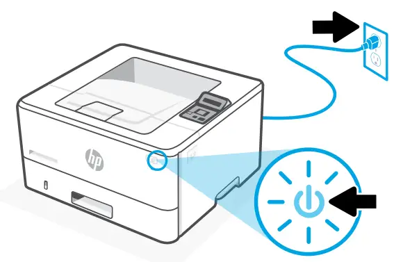 hp LaserJet Pro 4001ne Printer - Figure 1