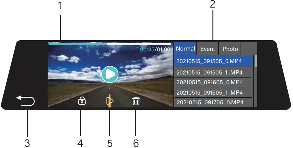 ACUMEN XR10 4K Mirror Dash Cam - Figure 7