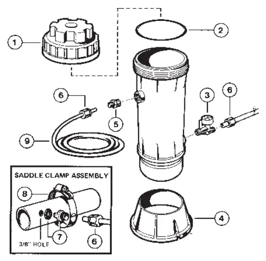 HAYWARD CL100 Series Automatic Chlorine Feeders - 5