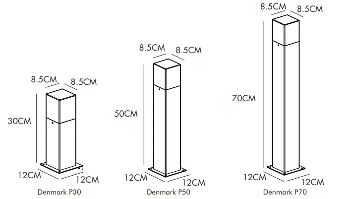 QAZQA-105941-Modern-Standing-Outdoor-Lamp-30-Cm-Dark-Gray-FIG-2