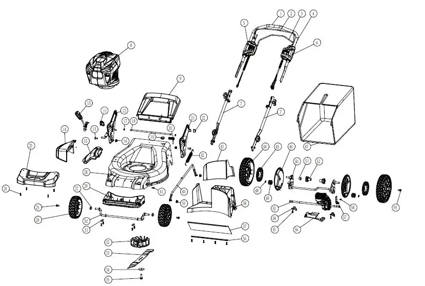 greenworks-LMF414-21-Inch-40V-Brushless-Self-Propelled-Lawn-Mower-14