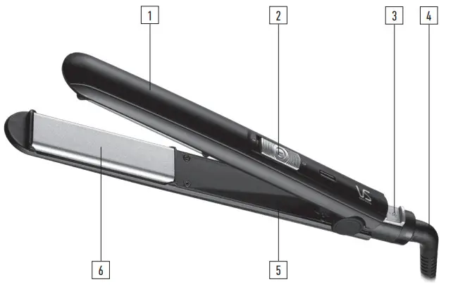 VS SASSOON VSS247CA Ceramic Slim-Lite Straightener - AMAZING CHOICE!