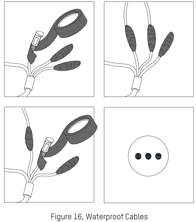 HIKVISION EKI-K41B44W Wireless 4-4mp Camera -- Cables