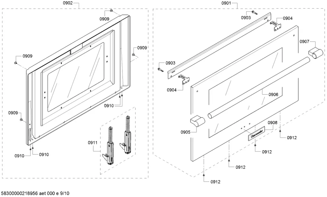 Thermador PRD364WLHU 3 Dual Fuel Professional Range - Figure 9