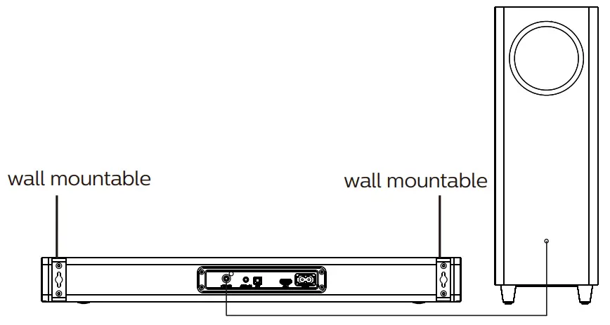 motorola MT100-SB21 100W 2.1 Soundbar -Step 1