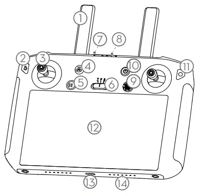 dji MAVIC 2 Enterprise with Smart Controller Drone - smart controller