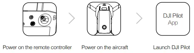 dji MAVIC 2 Enterprise with Smart Controller Drone - take off