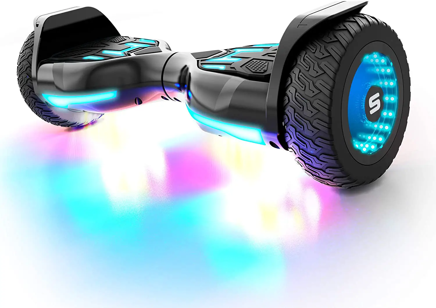 Swagtron T580 Swagboard Warrior Xl Off-road Hoverboard With Music-synced Ground Fx User Manual