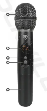 ROCKVILLE RWM-3US Professional Wireless Triple Microphone - Microphone