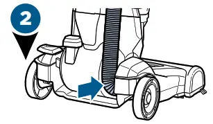 Bissell 2494 Series Powerclean Pet Rewind Vacuum - Clearing a Clog2