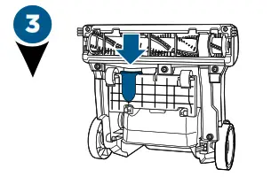 Bissell 2494 Series Powerclean Pet Rewind Vacuum - Clearing a Clog3