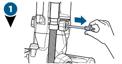 Bissell 2494 Series Powerclean Pet Rewind Vacuum - Cord Rewind