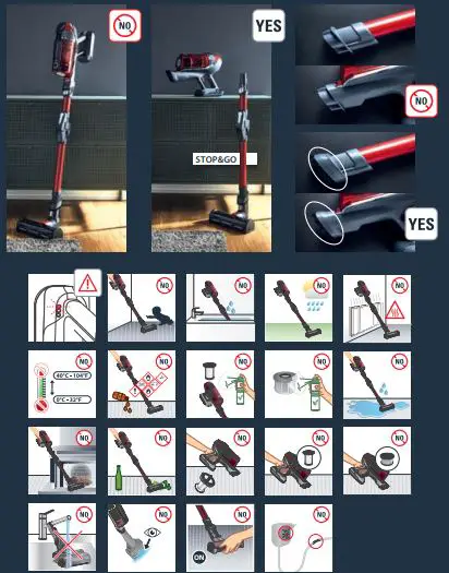 Rowenta Force Flex RH98TY98EO98 Handstick Cordless Vacuum Cleaner User Guide fig19