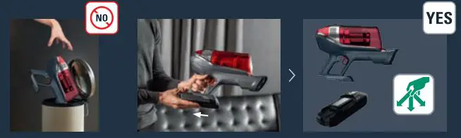 Rowenta Force Flex RH98TY98EO98 Handstick Cordless Vacuum Cleaner User Guide fig21