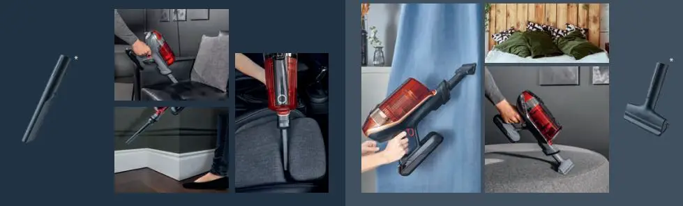 Rowenta Force Flex RH98TY98EO98 Handstick Cordless Vacuum Cleaner User Guide fig3