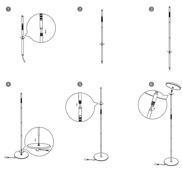Govee H6073 Smart RGB Floor Lamp-Device