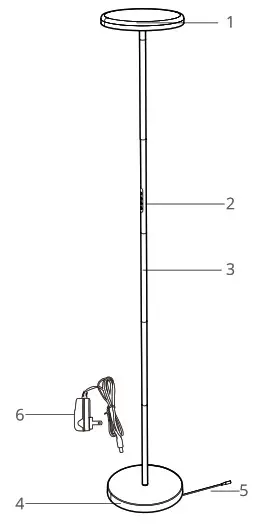 Govee H6073 Smart RGB Floor Lamp