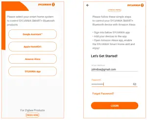 SYLVANIA SMART Bluetooth LED Bulb - SYLVANIA Smart Home app1