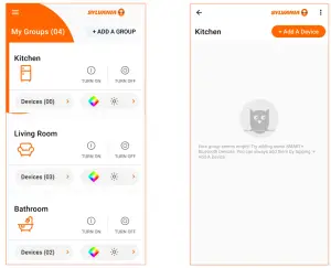 SYLVANIA SMART Bluetooth LED Bulb - SYLVANIA Smart Home app2