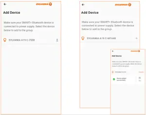 SYLVANIA SMART Bluetooth LED Bulb - SYLVANIA Smart Home app3