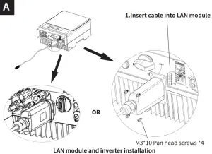 GOODWE 3402000003 LAN Module - instation