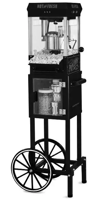 Nostalgia Nkpcrt25bk Vintage 2.5 Oz. Popcorn Cart Instruction Manual
