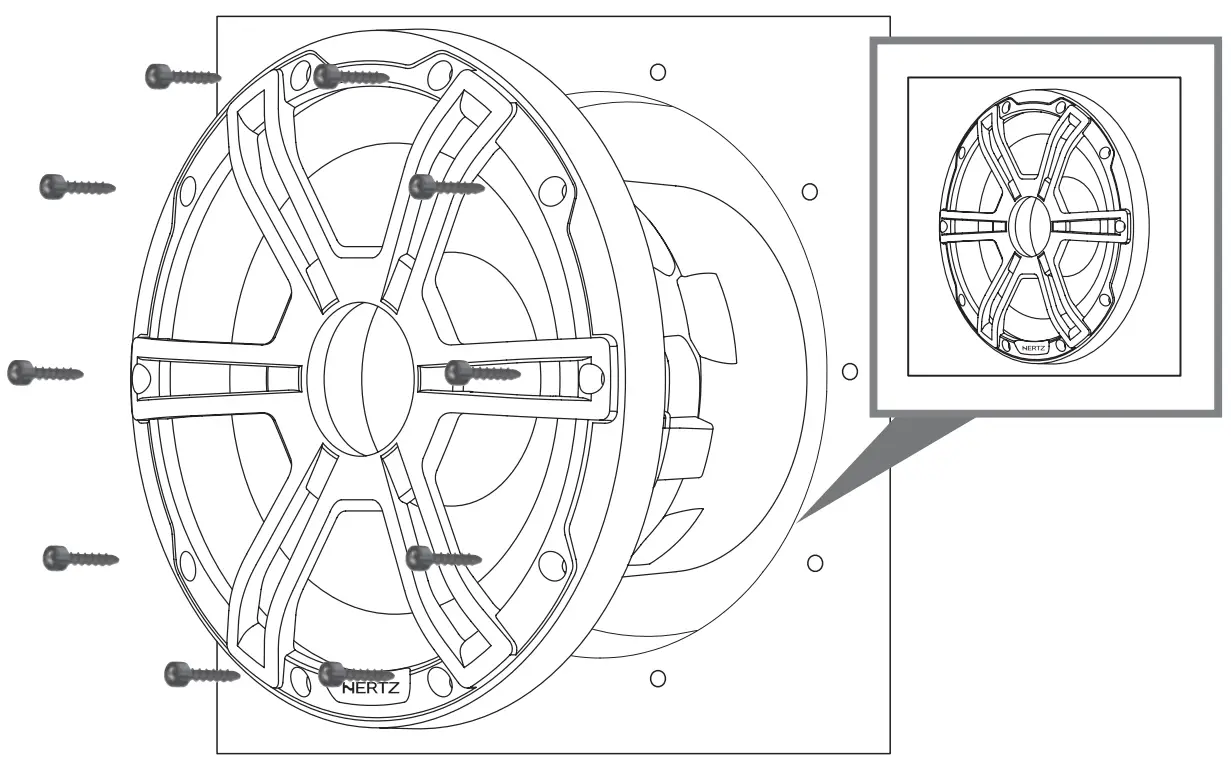 HERTZ HEX65SLDG Marine Sport LED Coaxial 65 Inch Speakers - fig 4