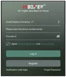 MiBOXER WIFI-CON2 Smartphone Tablet WiFi LED Controller Hub - MiBoxer app