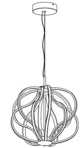 artika PDT-MD-HD Pendant LED light fixture - Meridian