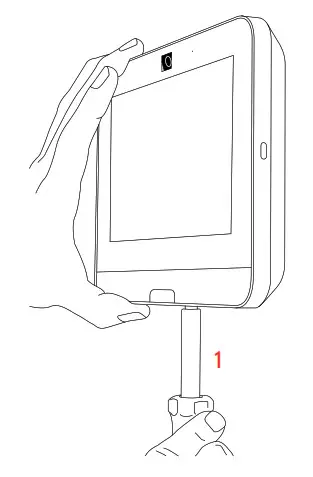 Johnson Controls IQP4004 IQ Panel 4 Touchscreen Wireless Alarm- screwdriver
