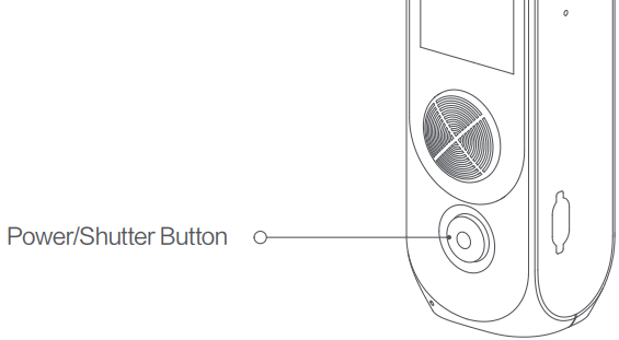 FIMI PALM 2 3 Axis Handheld Gimbal Camera - Shutter Button