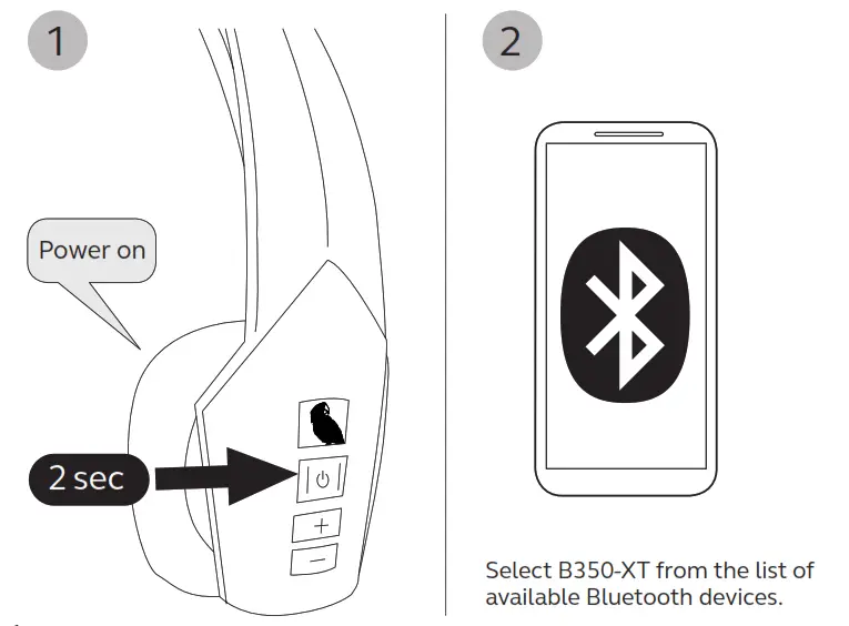 blueparrott GN Noise Canceling Bluetooth - How to pair