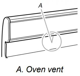 KitchenAid W11427469A Freestanding Gas Range-OVEN VENT