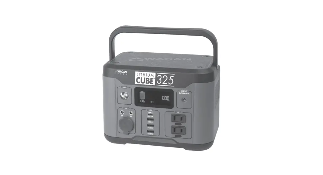 Wagan 8832 Lithium Cube 325 Portable Power Station User Manual Wagan 8832 Lithium Cube 325 Portable Power Station User Manual