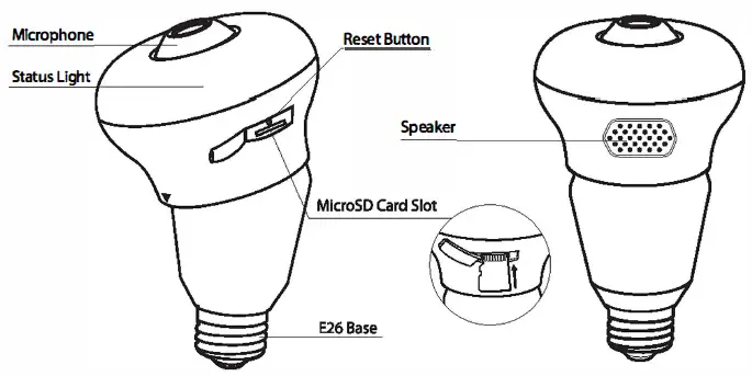 FEIT Electric A450 LED Smart Camera Bulb with Adjustable Head fig 1