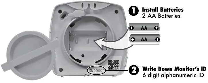 ACURITE Temperature & Humidity Monitor - Monitor Setup