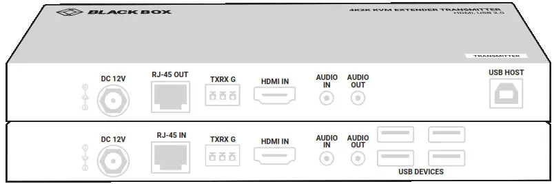 BLACK BOX ACU1700A KVM Extender TX RX