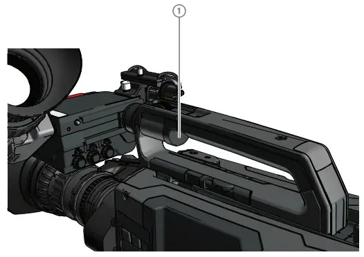 grass valley LDX 150 Highest Performing Live Broadcast Camera - Handgrip button