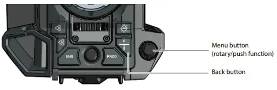 grass valley LDX 150 Highest Performing Live Broadcast Camera - Navigating the camera menu