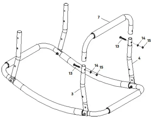 pure fun 9339SRS Single Rocker Kids Seesaw - ASSEMBLY INSTRUCTIONS 2
