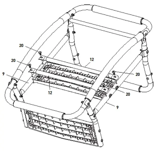 pure fun 9339SRS Single Rocker Kids Seesaw - ASSEMBLY INSTRUCTIONS 6