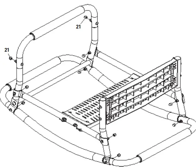 pure fun 9339SRS Single Rocker Kids Seesaw - ASSEMBLY INSTRUCTIONS 7
