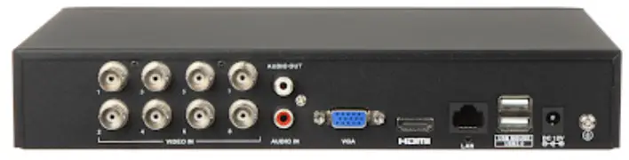 DELTA XVR 108G Digital Recorder - Rear view