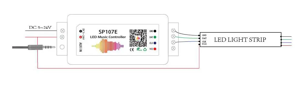 Shenzhen- Sperll -Optoelectronic- Technology -SP107E Bluetooth- LED Music -Controller -Instruction fig 5