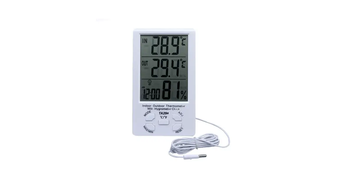 Life Digital Indoor Thermometer And Hygrmeter With Clock User Manual Life Digital Indoor Thermometer And Hygrmeter With Clock User Manual