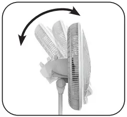 Lasko 1820 18 Inch Adjustable Pedestal Fan - 3