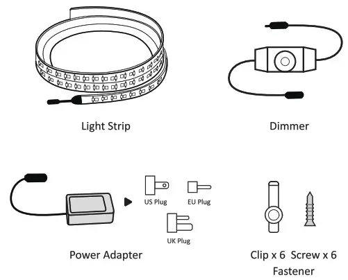 novostella 1629950144 LED Strip Lights - Components